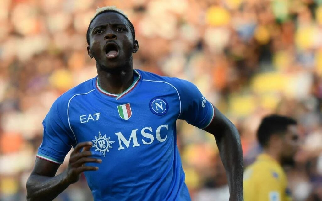 Osimhen é alvo do Al-Hilal para o Mundial de Clubes. (Foto: Filippo Monteforte/AFP)