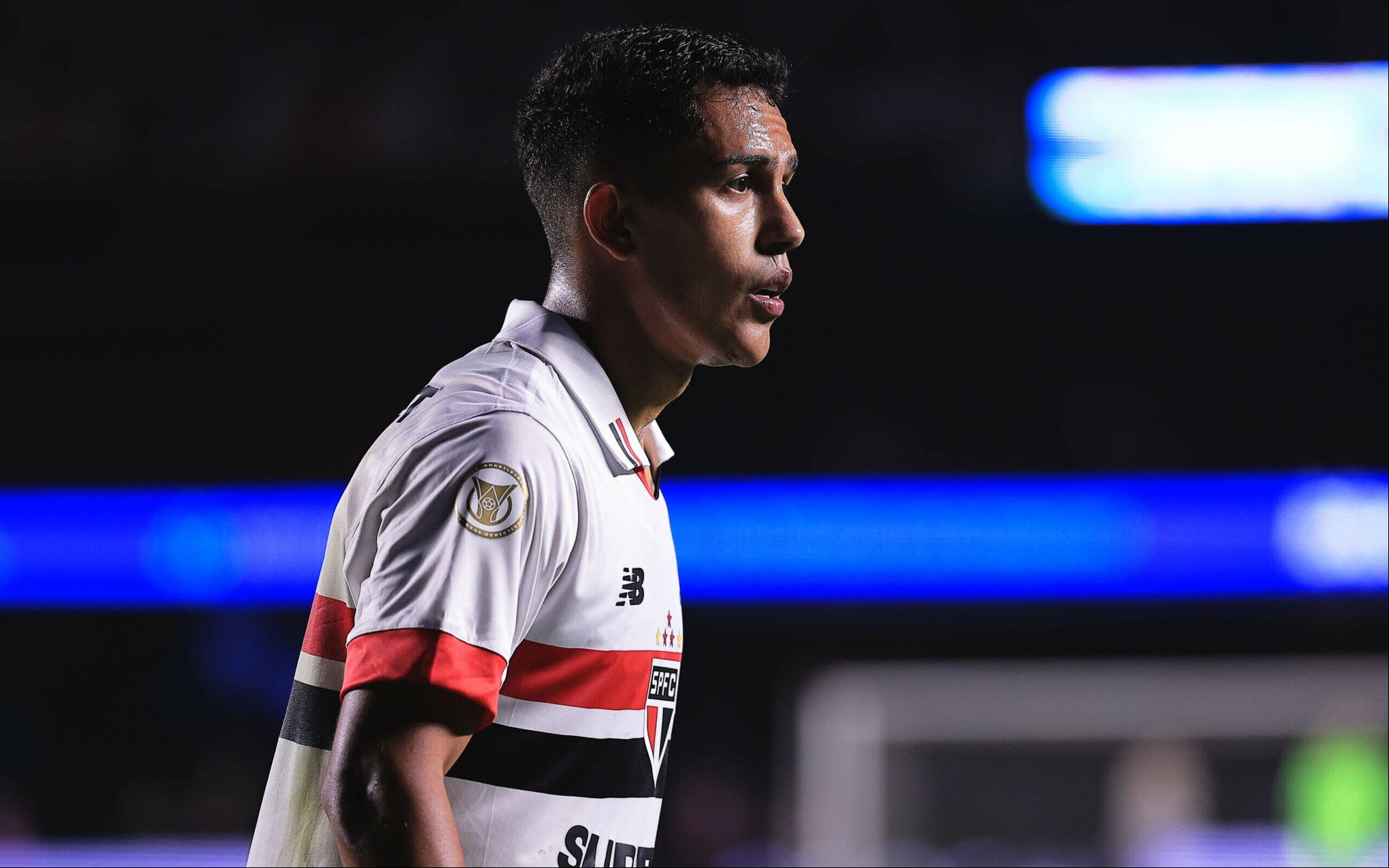 SP - SAO PAULO - 19/06/2024 - BRASILEIRO A 2024, SAO PAULO X CUIABA - Igor Vinicius jogador do Sao Paulo durante partida contra o Cuiaba no estadio Morumbi pelo campeonato Brasileiro A 2024. Foto: Ettore Chiereguini/AGIF